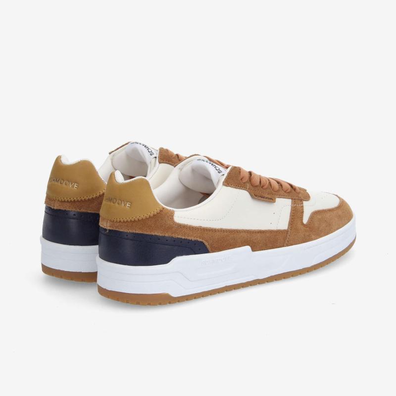 BROOKLYN PREPPY M - NAPPA/SUEDE - BEIGE/CAMEL